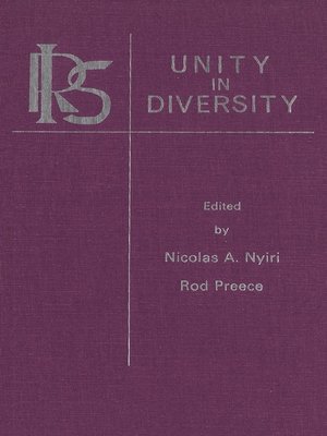 cover image of Unity in Diversity